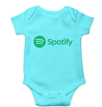 Load image into Gallery viewer, Spotify Kids Romper For Baby Boy/Girl-0-5 Months(18 Inches)-Sky Blue-Ektarfa.online
