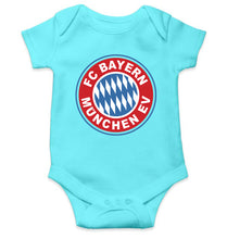 Load image into Gallery viewer, Bayern Munich Kids Romper For Baby Boy/Girl-0-5 Months(18 Inches)-Sky Blue-Ektarfa.online
