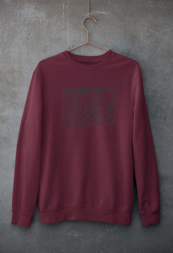 Keith Haring Unisex Sweatshirt for Men/Women-S(40 Inches)-Maroon-Ektarfa.online