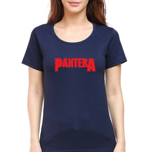 Load image into Gallery viewer, Pantera T-Shirt for Women-Navy Blue-Ektarfa.online
