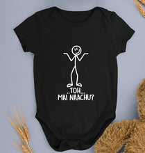 Load image into Gallery viewer, Nachu Funny Kids Romper For Baby Boy/Girl-0-5 Months(18 Inches)-Black-Ektarfa.online
