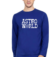 Load image into Gallery viewer, Astroworld Travis Scott Full Sleeves T-Shirt for Men-Royal Blue-Ektarfa.online
