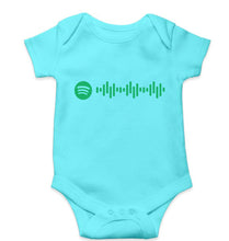 Load image into Gallery viewer, Spotify Kids Romper For Baby Boy/Girl-0-5 Months(18 Inches)-Sky Blue-Ektarfa.online
