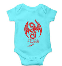 Load image into Gallery viewer, House of the Dragon (GOT) Kids Romper For Baby Boy/Girl-0-5 Months(18 Inches)-Skyblue-Ektarfa.online
