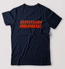 Load image into Gallery viewer, AP Dhillon Brown Munde T-Shirt for Men-Navy Blue-Ektarfa.online
