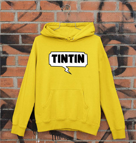 Tintin Unisex Hoodie for Men/Women-Mustard Yellow-Ektarfa.online