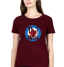 Load image into Gallery viewer, The Who Band T-Shirt for Women-Maroon-Ektarfa.online
