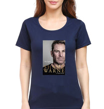 Load image into Gallery viewer, Shane Warne T-Shirt for Women-Navy Blue-Ektarfa.online
