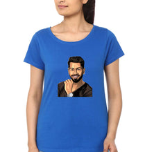 Load image into Gallery viewer, Hardik Pandya T-Shirt for Women-Royal Blue-Ektarfa.online
