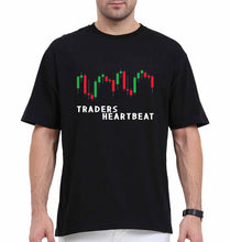 Load image into Gallery viewer, Trader Share Market Oversized T-Shirt for Men-Black-Ektarfa.online
