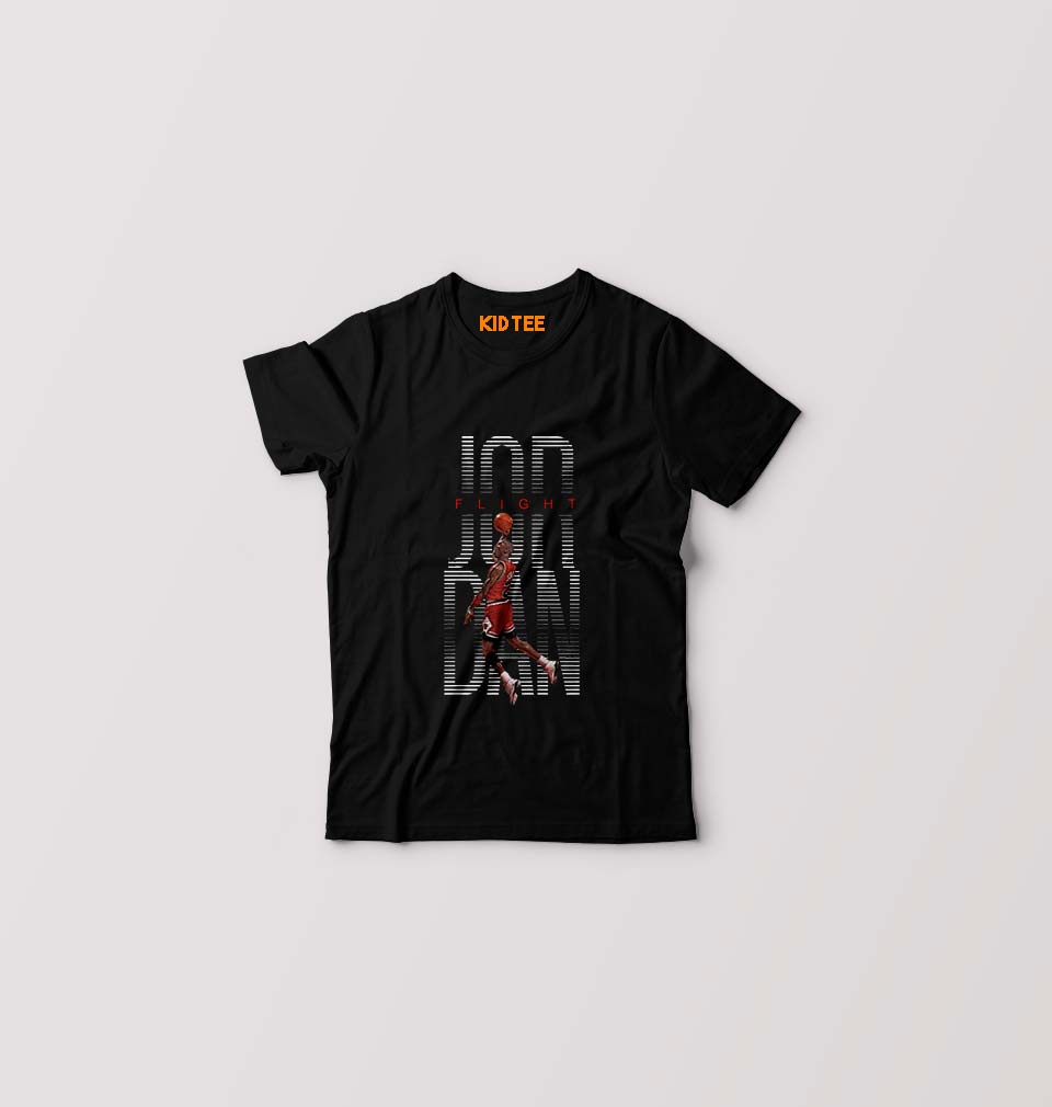 Michael Jordan Kids T-Shirt for Boy/Girl-Black-Ektarfa.online