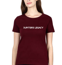 Load image into Gallery viewer, Jupiter&#39;s Legacy T-Shirt for Women-Maroon-Ektarfa.online

