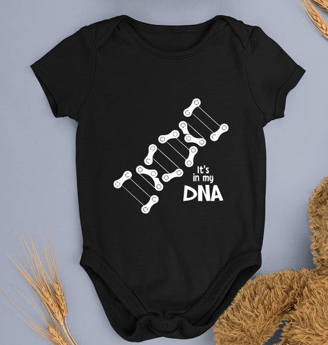 Cycling DNA Kids Romper For Baby Boy/Girl-Black-Ektarfa.online