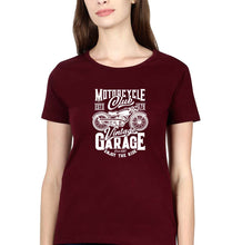 Load image into Gallery viewer, Motorcycle T-Shirt for Women-Maroon-Ektarfa.online
