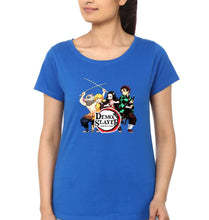 Load image into Gallery viewer, Demon Slayer T-Shirt for Women-Royal Blue-Ektarfa.online

