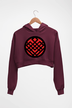 Load image into Gallery viewer, Shang-Chi Crop HOODIE FOR WOMEN-Maroon-Ektarfa.online
