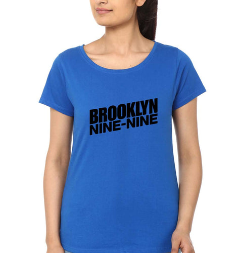 Brooklyn Nine-Nine T-Shirt for Women-Royal Blue-Ektarfa.online