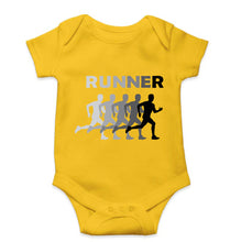 Load image into Gallery viewer, Runner Running Kids Romper For Baby Boy/Girl-0-5 Months(18 Inches)-Yellow-Ektarfa.online
