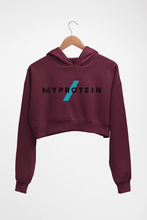 Load image into Gallery viewer, Myprotein Crop HOODIE FOR WOMEN-Maroon-Ektarfa.online
