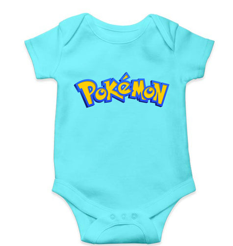 Pokémon Kids Romper For Baby Boy/Girl-Sky Blue-Ektarfa.online