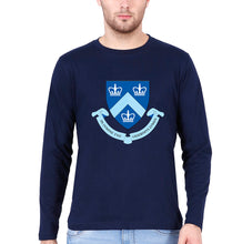 Load image into Gallery viewer, Columbia University Full Sleeves T-Shirt for Men-Navy blue-Ektarfa.online
