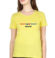 Load image into Gallery viewer, Maruti-Suzuki T-Shirt for Women-Yellow-Ektarfa.online
