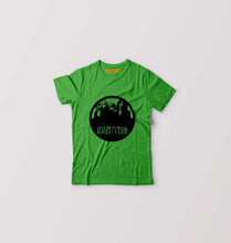 Load image into Gallery viewer, Led Zeppelin Kids T-Shirt for Boy/Girl-Flag Green-Ektarfa.online
