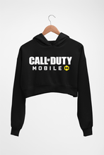 Load image into Gallery viewer, Call of Duty (COD) Crop HOODIE FOR WOMEN-Black-Ektarfa.online
