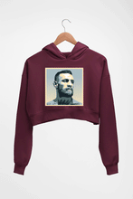 Load image into Gallery viewer, Conor McGregor UFC MMA Crop HOODIE FOR WOMEN-Maroon-Ektarfa.online
