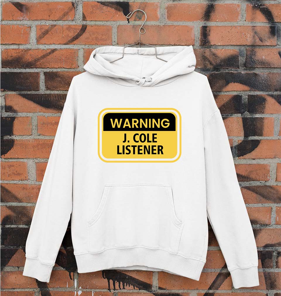 J. Cole Unisex Hoodie for Men/Women-White-Ektarfa.online