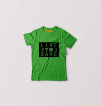 Load image into Gallery viewer, LIVE LOVE RAVE Kids T-Shirt for Boy/Girl-Flag Green-Ektarfa.online
