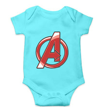 Load image into Gallery viewer, Avengers Kids Romper For Baby Boy/Girl-0-5 Months(18 Inches)-Sky Blue-Ektarfa.online
