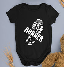 Load image into Gallery viewer, Runner Running Kids Romper For Baby Boy/Girl-0-5 Months(18 Inches)-Black-Ektarfa.online
