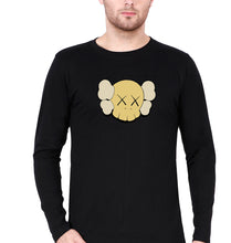 Load image into Gallery viewer, Kaws Full Sleeves T-Shirt for Men-Black-Ektarfa.online
