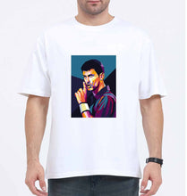 Load image into Gallery viewer, Novak Djokovic Tennis Oversized T-Shirt for Men-White-Ektarfa.online
