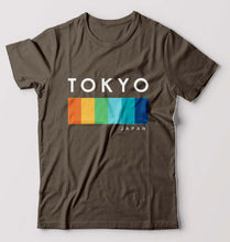 Load image into Gallery viewer, Tokyo Japan T-Shirt for Men-Olive Green-Ektarfa.online
