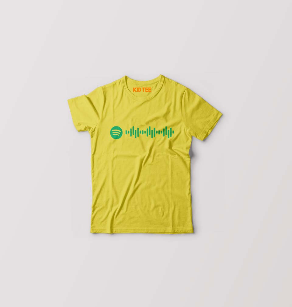 Spotify T-Shirt for Boy/Girl-Yellow-Ektarfa.online