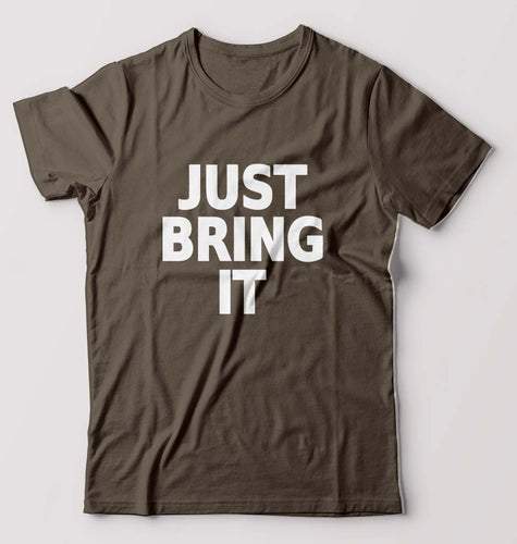 Just Bring IT T-Shirt for Men-Olive Green-Ektarfa.online
