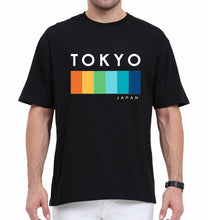 Load image into Gallery viewer, Tokyo Japan Oversized T-Shirt for Men-Black-Ektarfa.online
