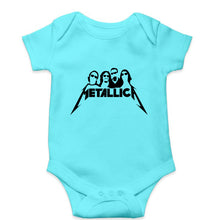 Load image into Gallery viewer, Metallica Kids Romper For Baby Boy/Girl-0-5 Months(18 Inches)-Sky Blue-Ektarfa.online
