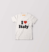 Load image into Gallery viewer, I Love Italy Kids T-Shirt for Boy/Girl-White-Ektarfa.online
