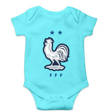 Load image into Gallery viewer, France Football Kids Romper For Baby Boy/Girl-Sky Blue-Ektarfa.online
