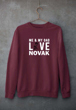 Load image into Gallery viewer, Love Novak Djokovic Tennis Unisex Sweatshirt for Men/Women-Maroon-Ektarfa.online
