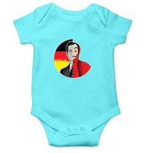 Load image into Gallery viewer, Money Heist Berlin Kids Romper For Baby Boy/Girl-0-5 Months(18 Inches)-Sky Blue-Ektarfa.online
