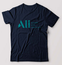 Load image into Gallery viewer, ACCOR LIVE LIMITLESS (ALL) T-Shirt for Men-Navy Blue-Ektarfa.online

