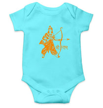 Load image into Gallery viewer, RAMJI Shree Ram Kids Romper Kids Romper For Baby Boy/Girl-0-5 Months(18 Inches)-Sky Blue-Ektarfa.online
