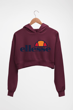 Load image into Gallery viewer, Ellesse Crop HOODIE FOR WOMEN-Maroon-Ektarfa.online

