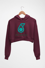 Load image into Gallery viewer, Petronas Crop HOODIE FOR WOMEN-Maroon-Ektarfa.online
