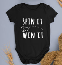 Load image into Gallery viewer, Table Tennie (TT) Kids Romper For Baby Boy/Girl-Black-Ektarfa.online

