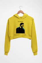 Load image into Gallery viewer, The Weeknd Crop HOODIE FOR WOMEN-Mustard Yellow-Ektarfa.online
